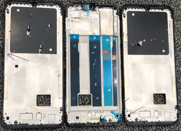 Mozomart Lcd Display Middle Frame for Vivo Y02s Black - Zeespares.in Mozomart Lcd Display Middle Frame for Vivo Y02s Black - Zeespares.in